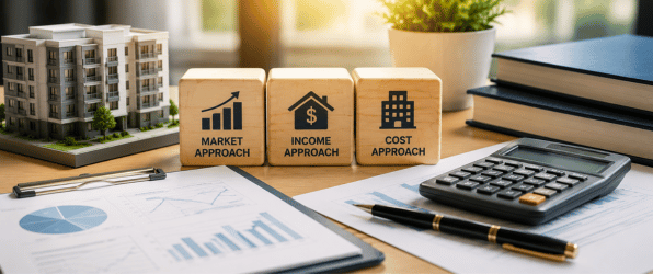 Three approaches to valuation market income cost method