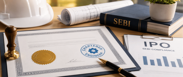 Chartered engineer certificate for IPO SEBI compliance India