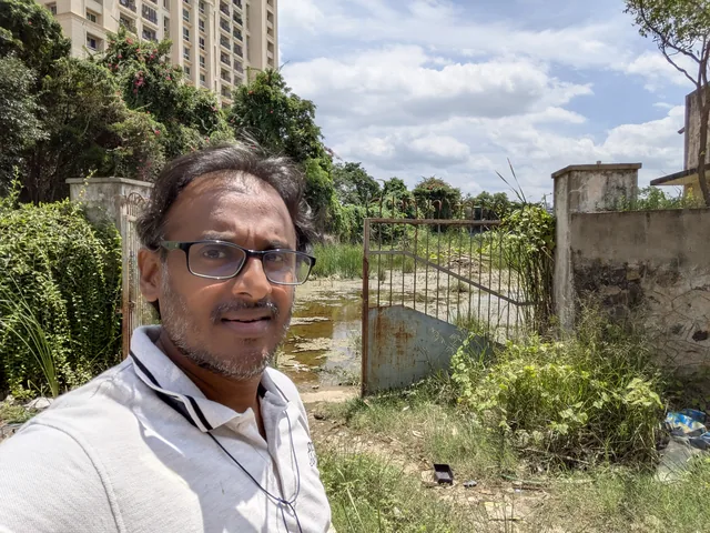 An Axium valuer inspecting a vacant land parcel